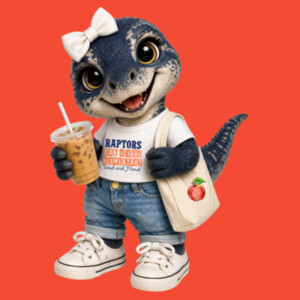Raptors Mascot 05D-012 - Adult Softstyle ® T Shirt Design