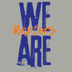 We Are Raptors Blue 05D-009 - Adult Softstyle ® T Shirt Design