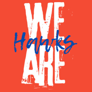 We are hawks blue 06A-509 - Adult Softstyle ® T Shirt Design