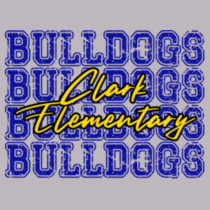 Clark Elementary Bulldogs 05B-003 - Adult Cooling Performance Long Sleeve Tee Design