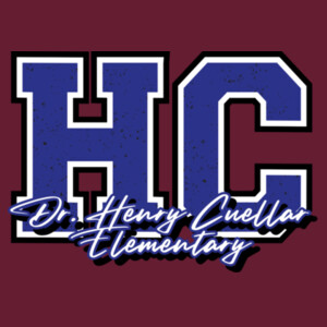 Dr. Henry Cuellar Elementary (Blue) 05B-101 - Heavy Blend Crewneck Sweatshirt Design