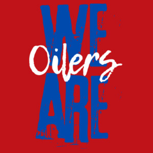 We are Oilers Blue 07A-401 - Adult Cooling Performance Long Sleeve Tee Design