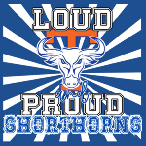 Loud and Proud Shorthorns 07A-308 - Adult Softstyle ® T Shirt Design