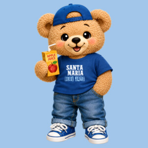 Blue Jay Bear Mascot 03-703 - Adult Softstyle ® T Shirt Design