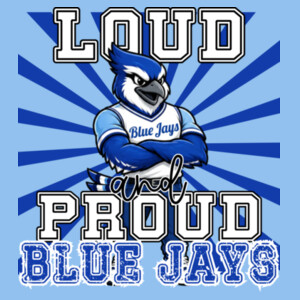 Loud and Proud Blue Jays 03-704 - Adult Cooling Performance Long Sleeve Tee Design