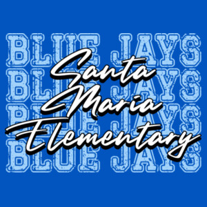 Santa Maria Elementary – Repeating Blue Jays 03-707 - Adult Cooling Performance Short Sleeve Tee Design