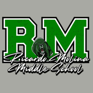 Ricardo Molina Middle School RM Design 07A-500 - Youth Heavy Cotton 100% Cotton T Shirt Design