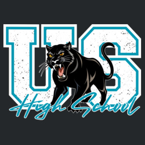 US High School Panther Mascot 06A-103 - Heavy Blend Crewneck Sweatshirt Design