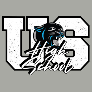 United South High School Mascot Design 06A-108 - Adult Softstyle ® T Shirt Design