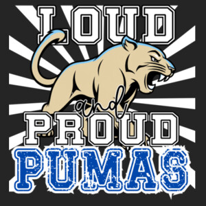 Loud and Proud Pumas – Royal Blue 04-905 - Adult Cooling Performance Long Sleeve Tee Design
