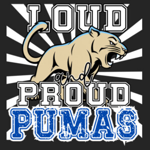 Loud and Proud Pumas – Royal Blue 04-905 - Adult Cooling Performance Short Sleeve Tee Design