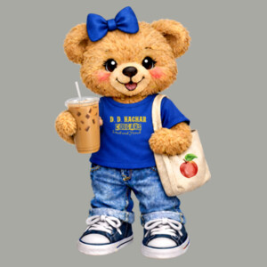 Bear D.D. Hachar 02-407 - Youth Heavy Blend Crewneck Sweatshirt Design
