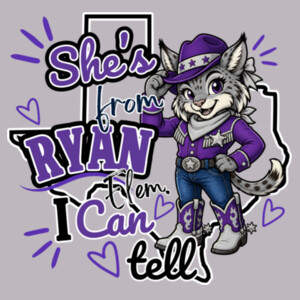 She's From Ryan 03-609 - Adult Cooling Performance Short Sleeve Tee Design