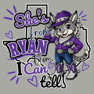 She's From Ryan 03-609 - Adult Softstyle ® T Shirt Design