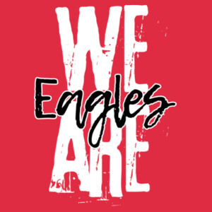 We Are Eagles – Black & White 04-305 - Youth Heavy Blend Crewneck Sweatshirt Design