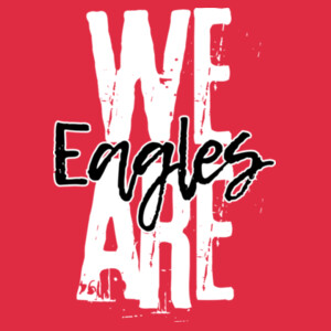We Are Eagles – Black & White 04-305 - Youth Heavy Cotton 100% Cotton T Shirt Design