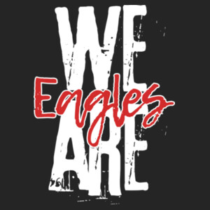 We Are Eagles – Red Accent 04-306 - Adult Cooling Performance Long Sleeve Tee Design