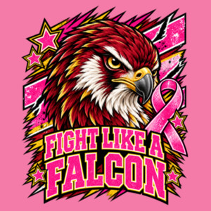 Fight Like a Falcon 70-114 - Adult Softstyle ® T Shirt Design