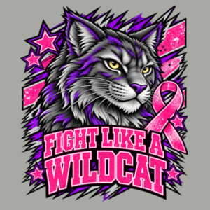 Fight Like a Wildcat 70-116 - Youth Heavy Cotton 100% Cotton T Shirt Design