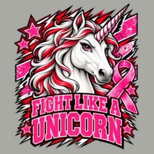 Fight Like a Unicorn 70-115 - Youth Heavy Cotton 100% Cotton T Shirt Design