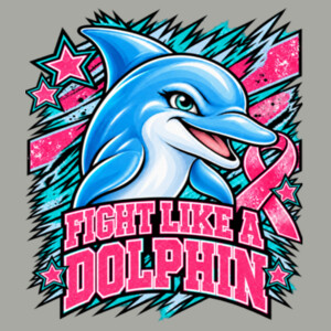 Fight Like a Dolphin 70-118 - Youth Heavy Cotton 100% Cotton T Shirt Design