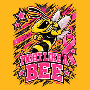 Fight Like a Bee 70-119 - Adult Softstyle ® T Shirt Design