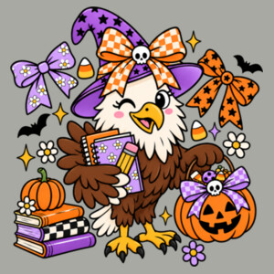 Spooky Eagle 42-005 - Adult Softstyle ® T Shirt Design