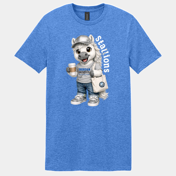 Sheridan Stallions-07A-002-Adult- - Softstyle ® T Shirt Thumbnail
