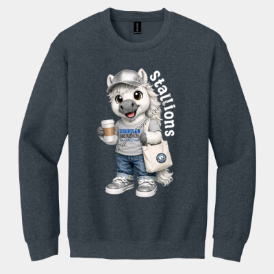 Sheridan Stallions-07A-002-Adult - Heavy Blend Crewneck Sweatshirt Thumbnail