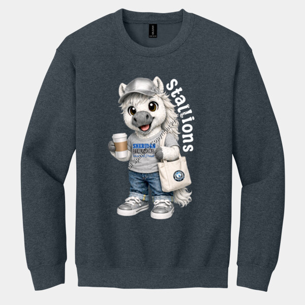 Sheridan Stallions-07A-002-Adult - Heavy Blend Crewneck Sweatshirt Thumbnail