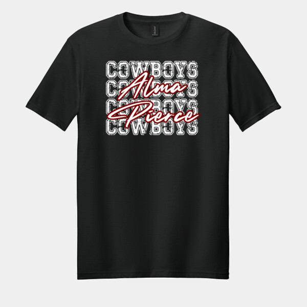 Cowboys Alma Pierce 02-002 - Adult Softstyle ® T Shirt Thumbnail