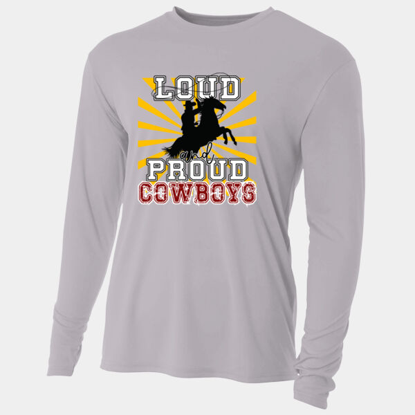 Loud & Proud Cowboys - Adult Cooling Performance Long Sleeve Tee Thumbnail