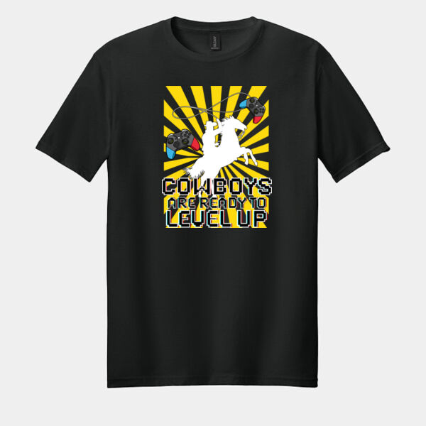 Level up Cowboys 02-006 - Heavy Blend Crewneck Sweatshirt - Adult Softstyle ® T Shirt Thumbnail