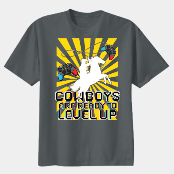 Level up Cowboys 02-006 - Heavy Blend Crewneck Sweatshirt - Youth Heavy Cotton 100% Cotton T Shirt Thumbnail