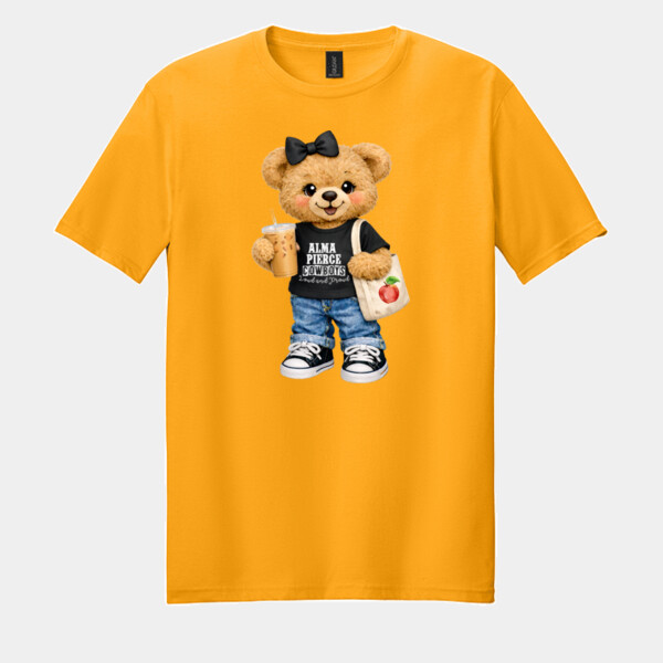 Alma Pierce Bear 02-008 - Adult Softstyle ® T Shirt Thumbnail
