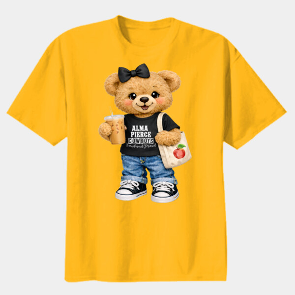 Alma Pierce Bear 02-008 - Youth Heavy Cotton 100% Cotton T Shirt Thumbnail