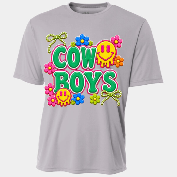 Cowboys Groovy 02-009 - Youth Cooling Performance Short Sleeve Tee Thumbnail