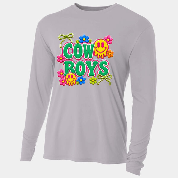 Cowboys Groovy 02-009 - Adult Cooling Performance Long Sleeve Tee Thumbnail