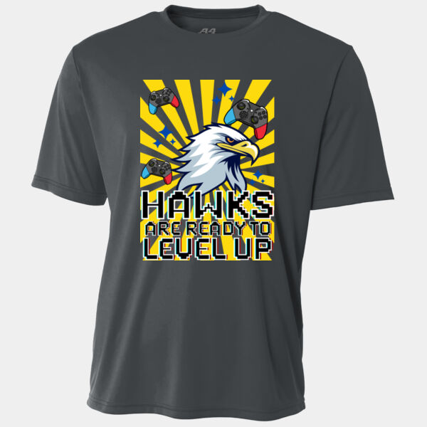 Level up Hawks 02-302 - Adult Cooling Performance Short Sleeve Tee Thumbnail