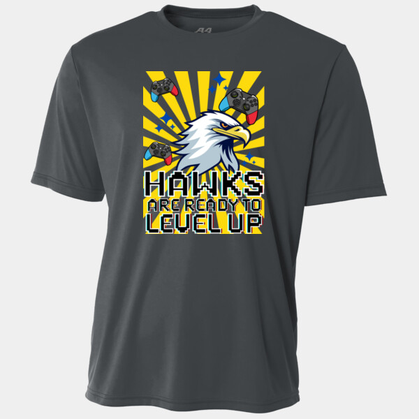 Level up Hawks 02-302 - Adult Cooling Performance Short Sleeve Tee Thumbnail