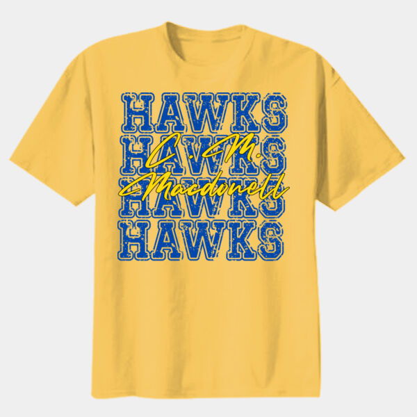 Hawks 4X 02-303 - Youth Heavy Cotton 100% Cotton T Shirt Thumbnail