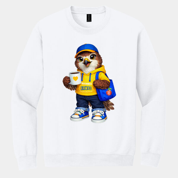Hawk Mascot 02-304 - Heavy Blend Crewneck Sweatshirt Thumbnail
