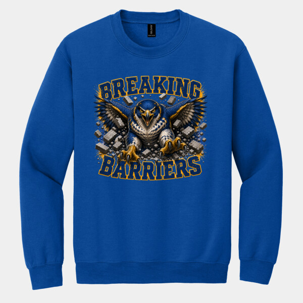 Breaking Barriers Hawks 02-309 - Heavy Blend Crewneck Sweatshirt Thumbnail