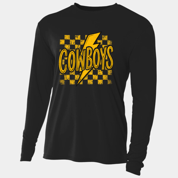 Cowboys Thunderbolt 02-010 - Adult Cooling Performance Long Sleeve Tee Thumbnail