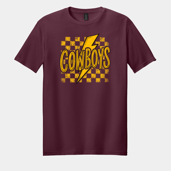 Cowboys Thunderbolt 02-010 - Adult Softstyle ® T Shirt Thumbnail