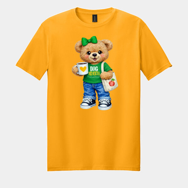 DJG Bear 02-500 - Adult Softstyle ® T Shirt Thumbnail