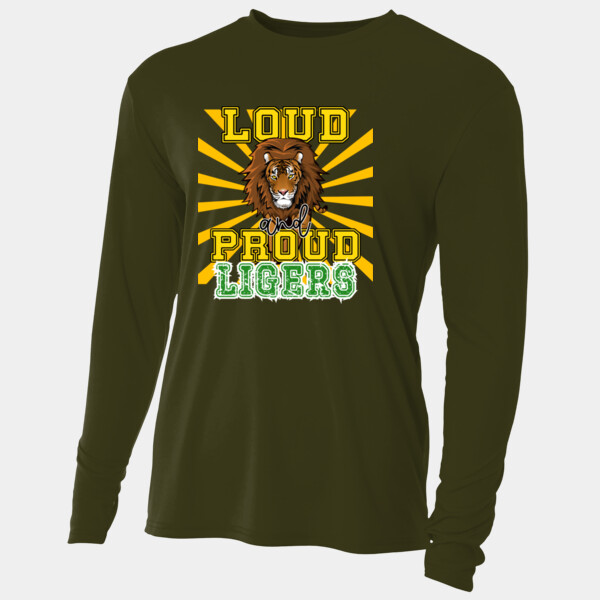 Loud & Proud Ligers  - Adult Cooling Performance Long Sleeve Tee Thumbnail