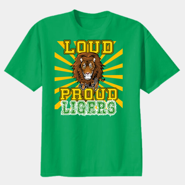 Loud & Proud Ligers  - Youth Heavy Cotton 100% Cotton T Shirt Thumbnail