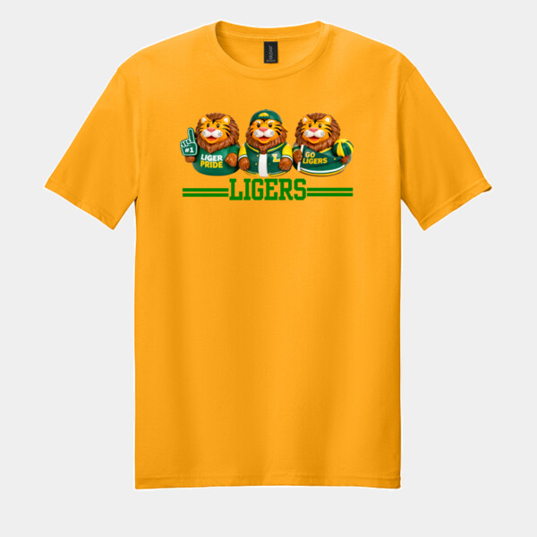 Ligers Plastic Ducks 02-511 - Adult Softstyle ® T Shirt Thumbnail
