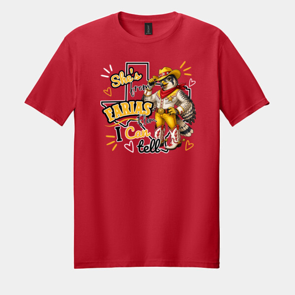 She's From Farias 02-606 - Adult Softstyle ® T Shirt Thumbnail